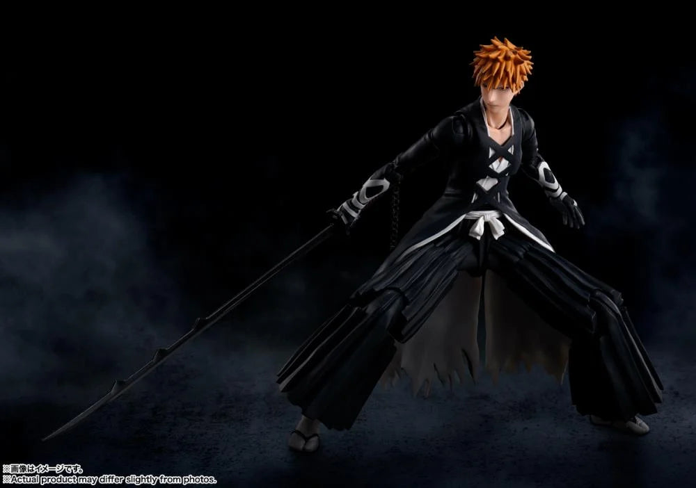 Bleach: Thousand-Year Blood War Ichigo Kurosaki (Bankai Tensa Zangetsu) S.H.Figuarts action figure available at ChimpLoot.com