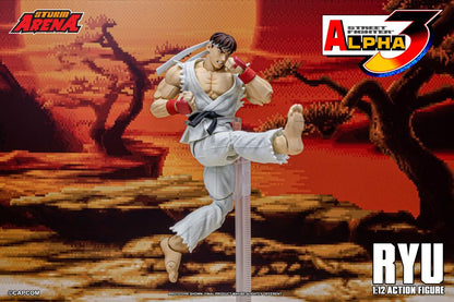Capcom Street Fighter Alpha 3 Storm Arena Ryu 1/12 Scale Action Figure available at chimploot.com