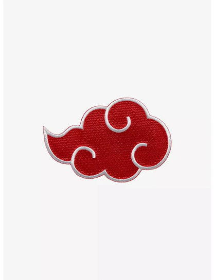 Naruto Shippuden Akatsuki Iron-On Cloud Patch available at chimploot.com