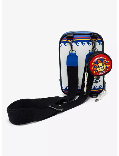 One Piece Straw Hat Crew Jolly Roger Crossbody Bag - BoxLunch Exclusive available for sale at ChimpLoot.com