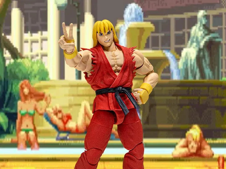 Capcom Street Fighter Alpha 3 Storm Arena Ken 1/12 Scale Action Figure available at chimploot.com