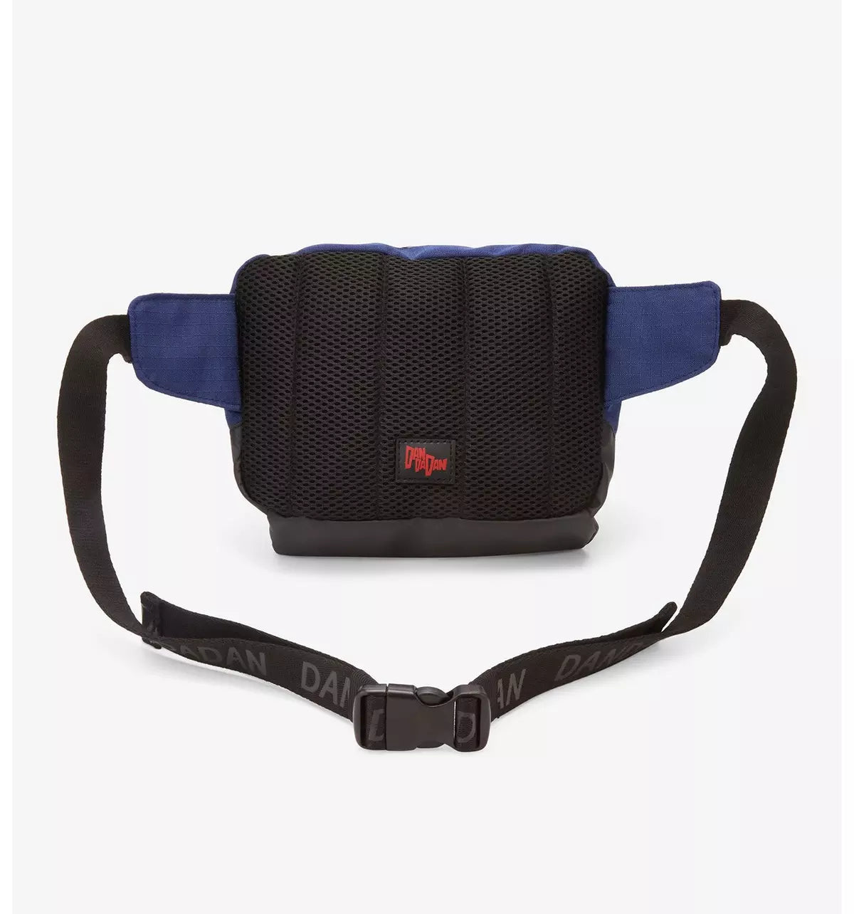 Dandadan Trio Patch Sling Bag featuring Okarun, Momo, and Turbo Granny.