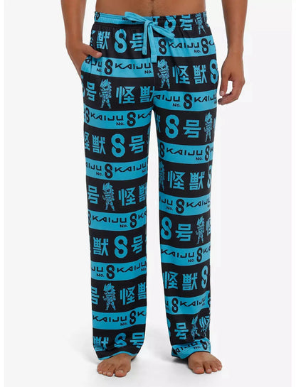 Kaiju No. 8 Chibi Kaiju Stripe Lounge Pants