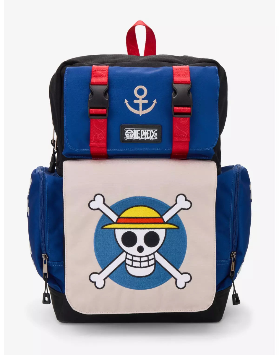 One Piece Straw Hat Crew Jolly Roger Backpack