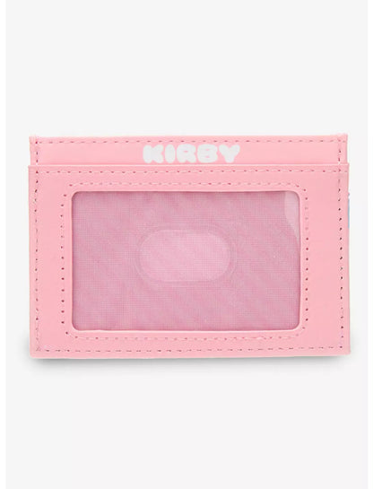 Cardholder with Kirby cartoon character design on a white background