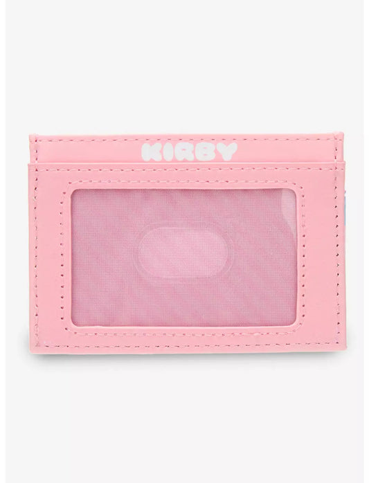 Cardholder with Kirby cartoon character design on a white background