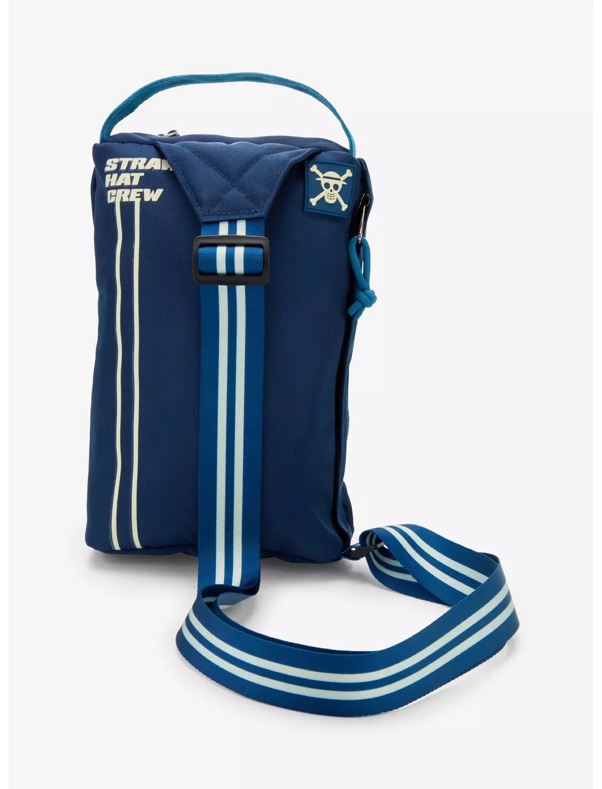 One Piece Tony Tony Chopper Crossbody Sling Blue and navy bag with cartoon character design on a white background