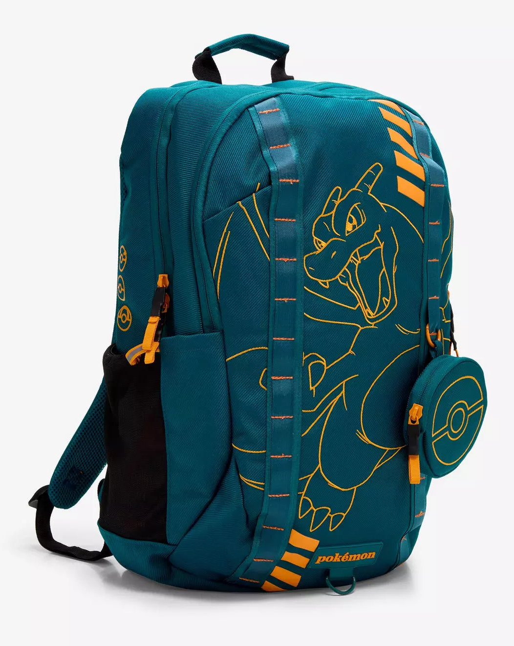 Pokémon Embroidered Charizard Backpack with Coin Purse