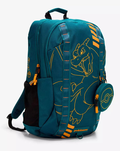 Pokémon Embroidered Charizard Backpack with Coin Purse