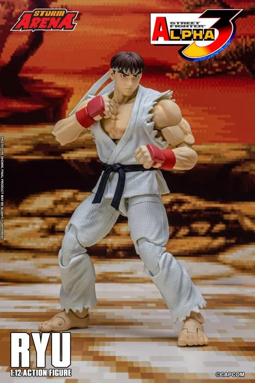 Capcom Street Fighter Alpha 3 Storm Arena Ryu 1/12 Scale Action Figure available at chimploot.com