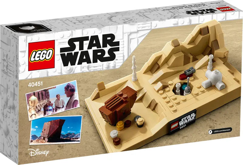 LEGO Star Wars Tatooine™ Homestead (40451) packaging with a desert scene model on a white background