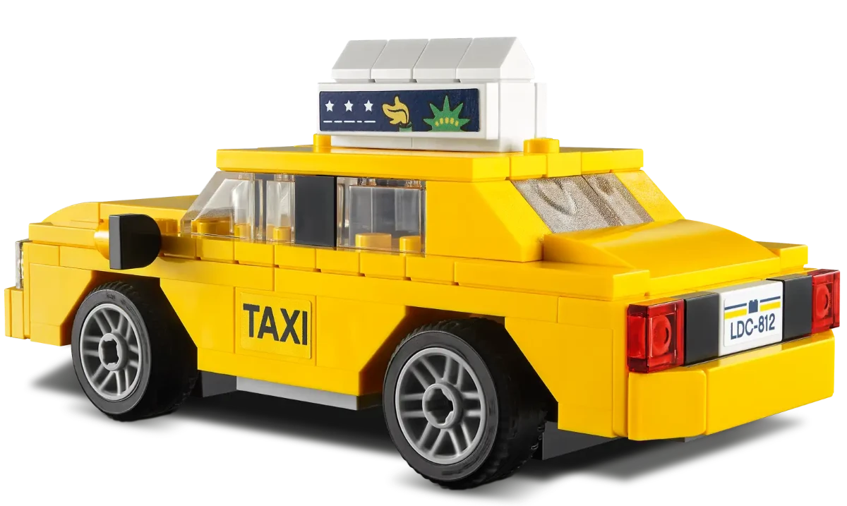 Lego Yellow Taxi #40468 collectible building blocks available at chimploot.com