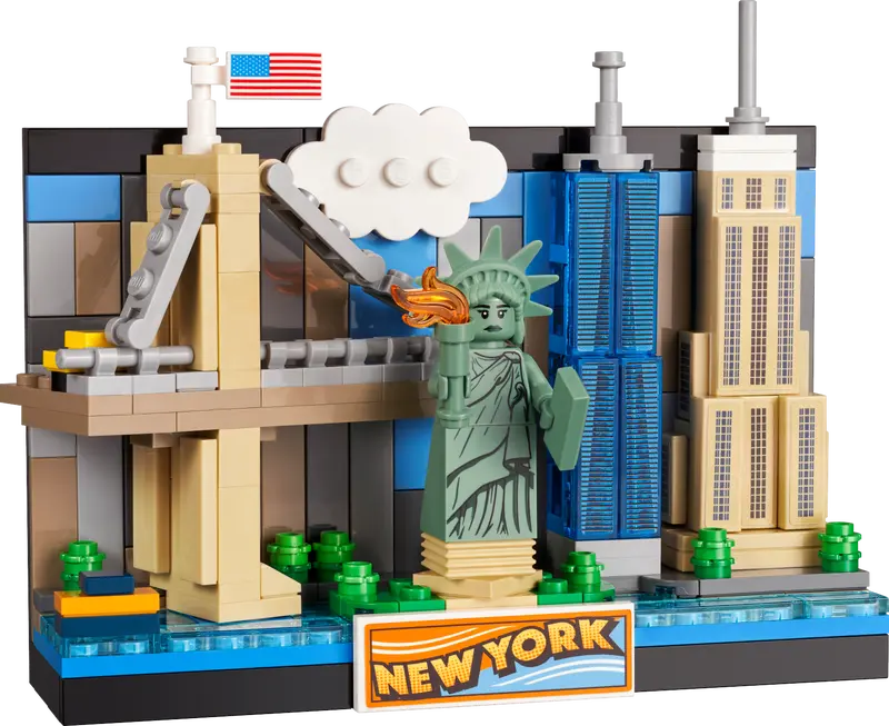 LEGO® New York Postcard #40519 available at ChimpLoot.com