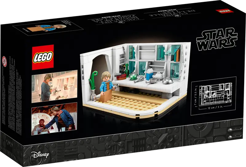 LEGO® Lars Family Homestead Kitchen #40531 Box Detail Scene Dimension