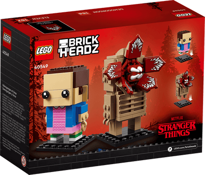 BrickHeadz Stranger Things Demogorgon and Eleven (40549) *RETIRED