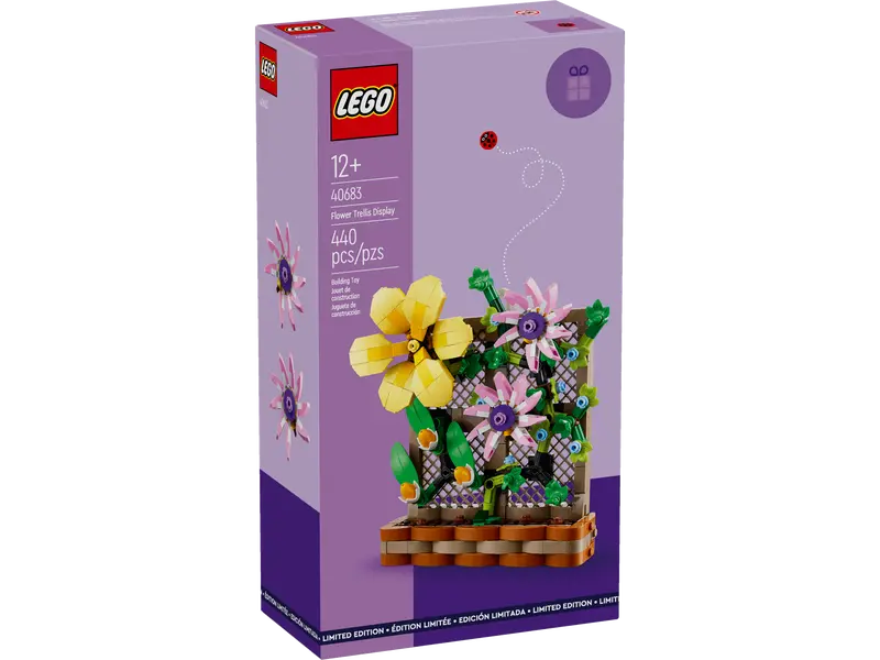 LEGO building blocks Flower Trellis Display #40683 available at chimploot.com 