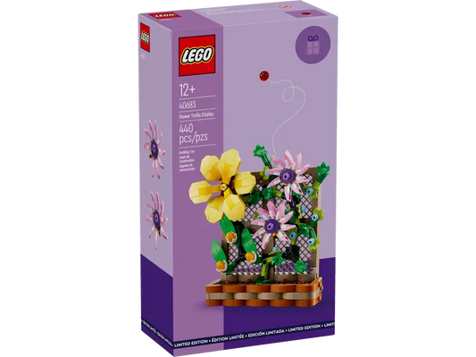 LEGO building blocks Flower Trellis Display #40683 available at chimploot.com 