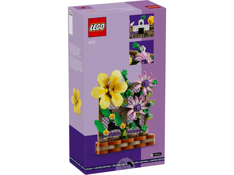 LEGO building blocks Flower Trellis Display #40683 available at chimploot.com 