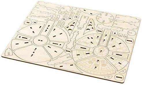 Star Wars: Millennium Falcon 3D Wood Model and Book available for sale at chimploot.com