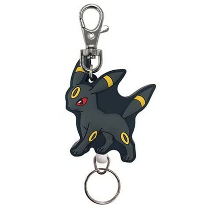 Pokémon Nintendo pkm Rubber Reel Key Holder - Umbreon available at ChimpLoot.com