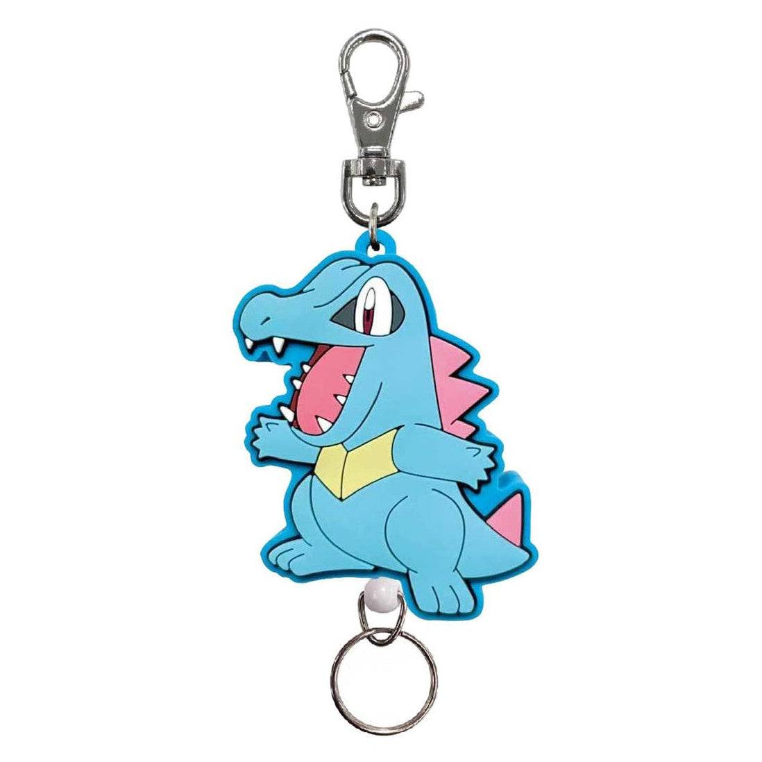 Pokémon Rubber Reel Key Holder - Totodile