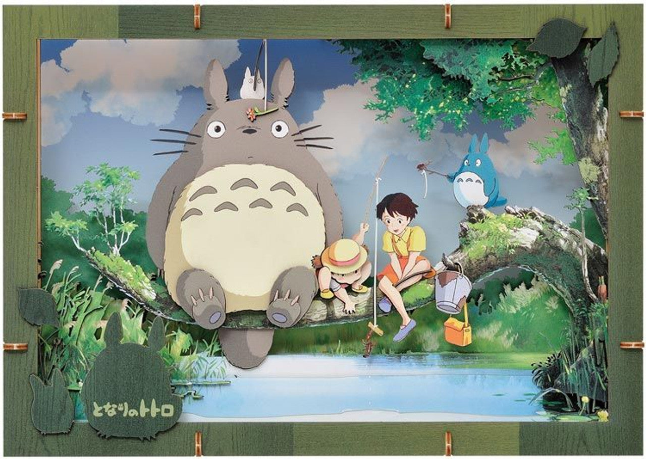 Paper Theater: Wood Style Premium - Studio Ghibli's My Neighbor Totoro - Fishing Time (PT-WP02) Ensky