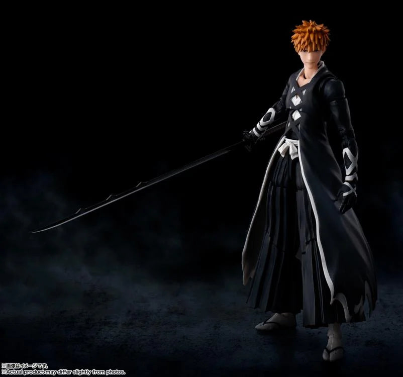 Bleach: Thousand-Year Blood War Ichigo Kurosaki (Bankai Tensa Zangetsu) S.H.Figuarts action figure available at ChimpLoot.com