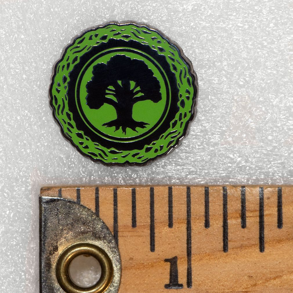 Magic: The Gathering - Green Forest Mana Enamel Pin available at chimploot.com