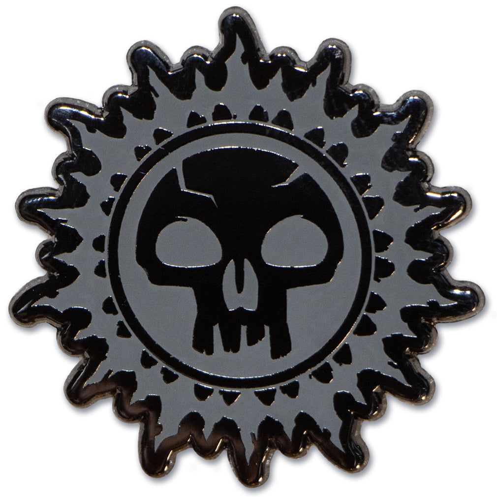 Magic: The Gathering - Black Swamp Mana Enamel Pin AVAILABLE AT CHIMPLOOT.COM