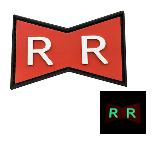 Red Ribbon Army Hook & Loop Rubber Patch