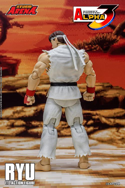 Capcom Street Fighter Alpha 3 Storm Arena Ryu 1/12 Scale Action Figure available at chimploot.com
