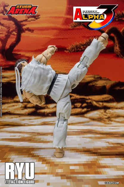 Capcom Street Fighter Alpha 3 Storm Arena Ryu 1/12 Scale Action Figure available at chimploot.com