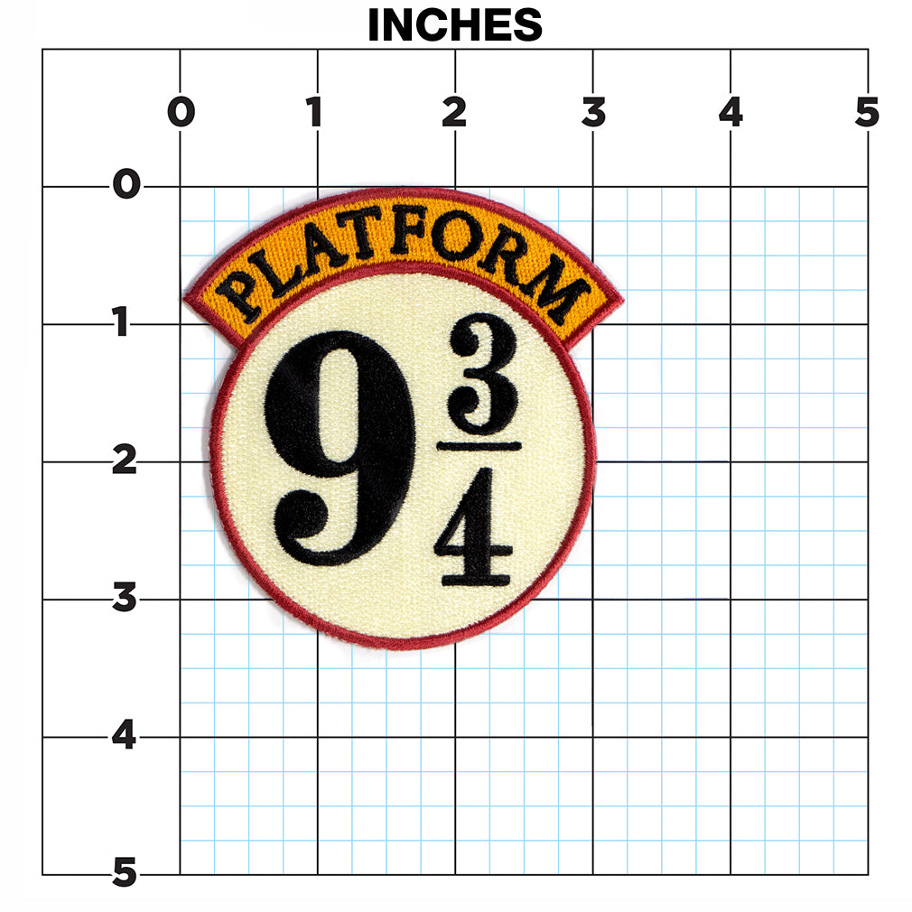 Harry Potter Nine and three fourths Iron-on Patch available at chimploot.com