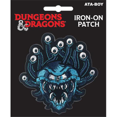 D&D Dungeons and Dragons Beholder Iron-on Patch from ata-boy available at chimploot.com