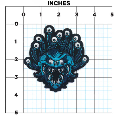 D&D Dungeons and Dragons Beholder Iron-on Patch from ata-boy available at chimploot.com