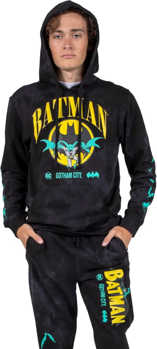 DC Comics Batman Washed Hoodie & Jogger Combo available at chimploot.com