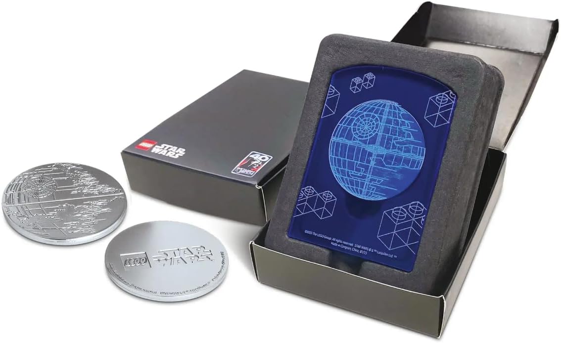 LEGO Star wars Return Of The Jedi 40th Collectible Death Star Coin #5007840 available at chimploot.com