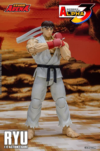 Capcom Street Fighter Alpha 3 Storm Arena Ryu 1/12 Scale Action Figure available at chimploot.com