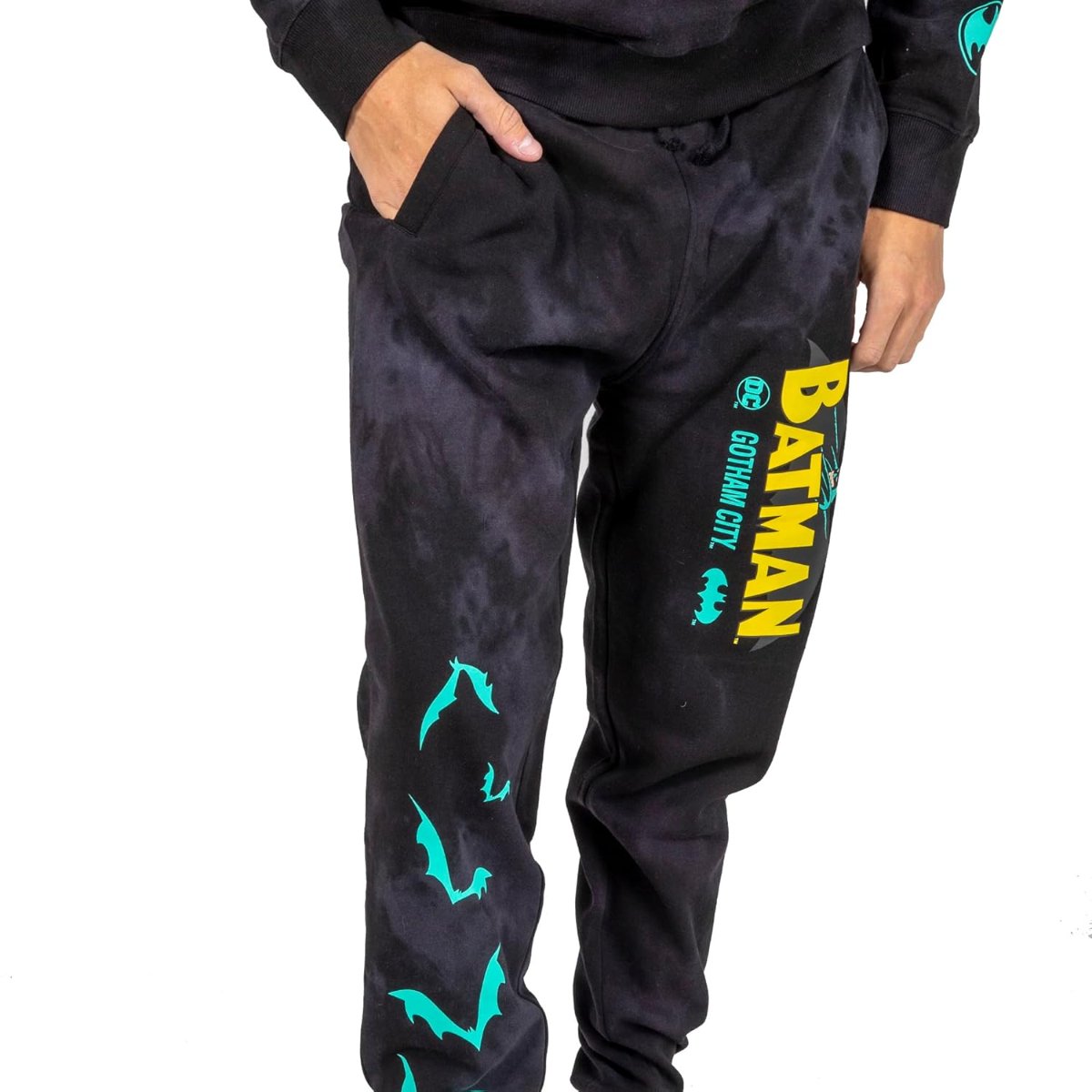 DC Comics Batman Washed Hoodie & Jogger Combo available at chimploot.com