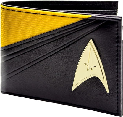 Star Trek Starfleet Command Bi-fold Wallet Close Up