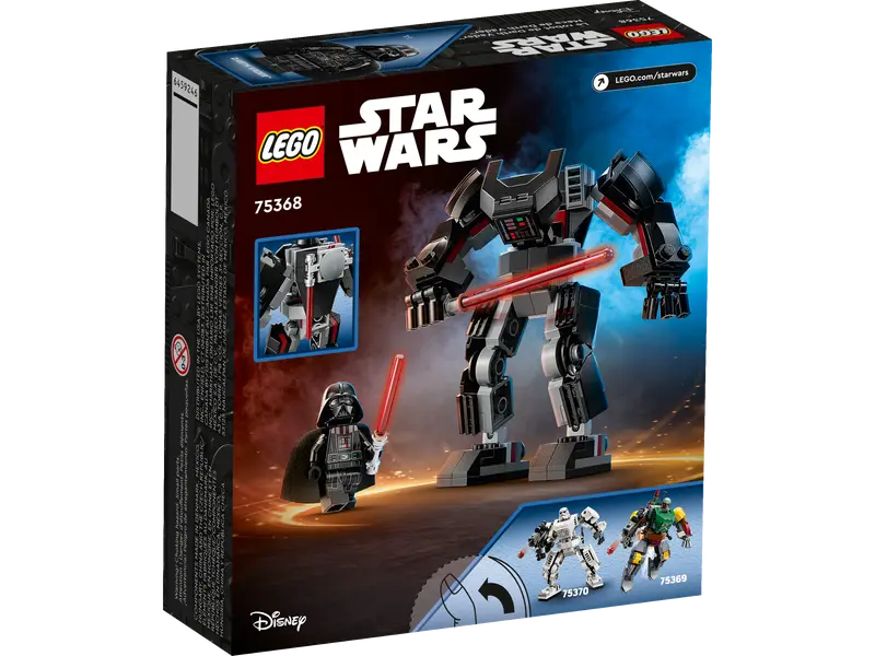 LEGO Star Wars Darth Vader building set packaging on a white background