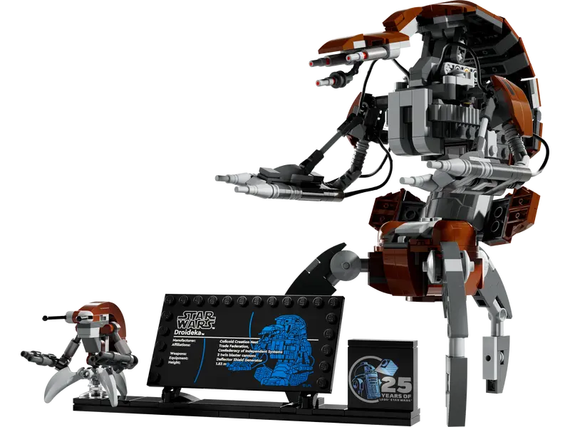 25th anniversary of Star Wars: The Phantom Menace with the LEGO Star Wars Droideka™ #75381 available at chimploot.com