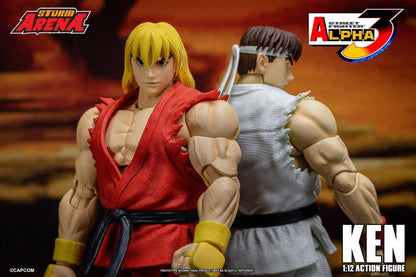 Capcom Street Fighter Alpha 3 Storm Arena Ken 1/12 Scale Action Figure available at chimploot.com