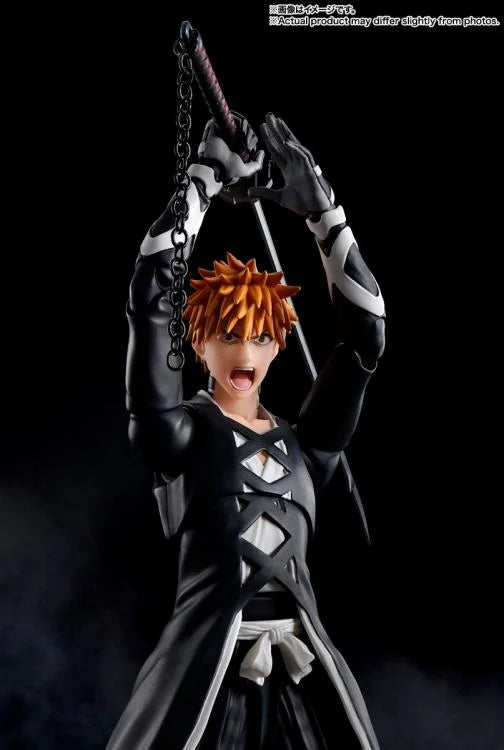 Bleach: Thousand-Year Blood War Ichigo Kurosaki (Bankai Tensa Zangetsu) S.H.Figuarts action figure available at ChimpLoot.com