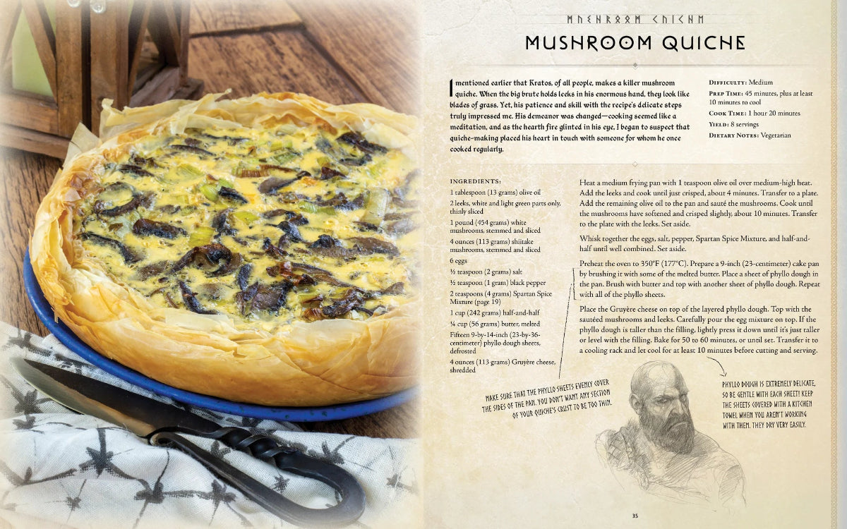 God of War The Official Cookbook of the Nine Realms available for sale at chimploot.com