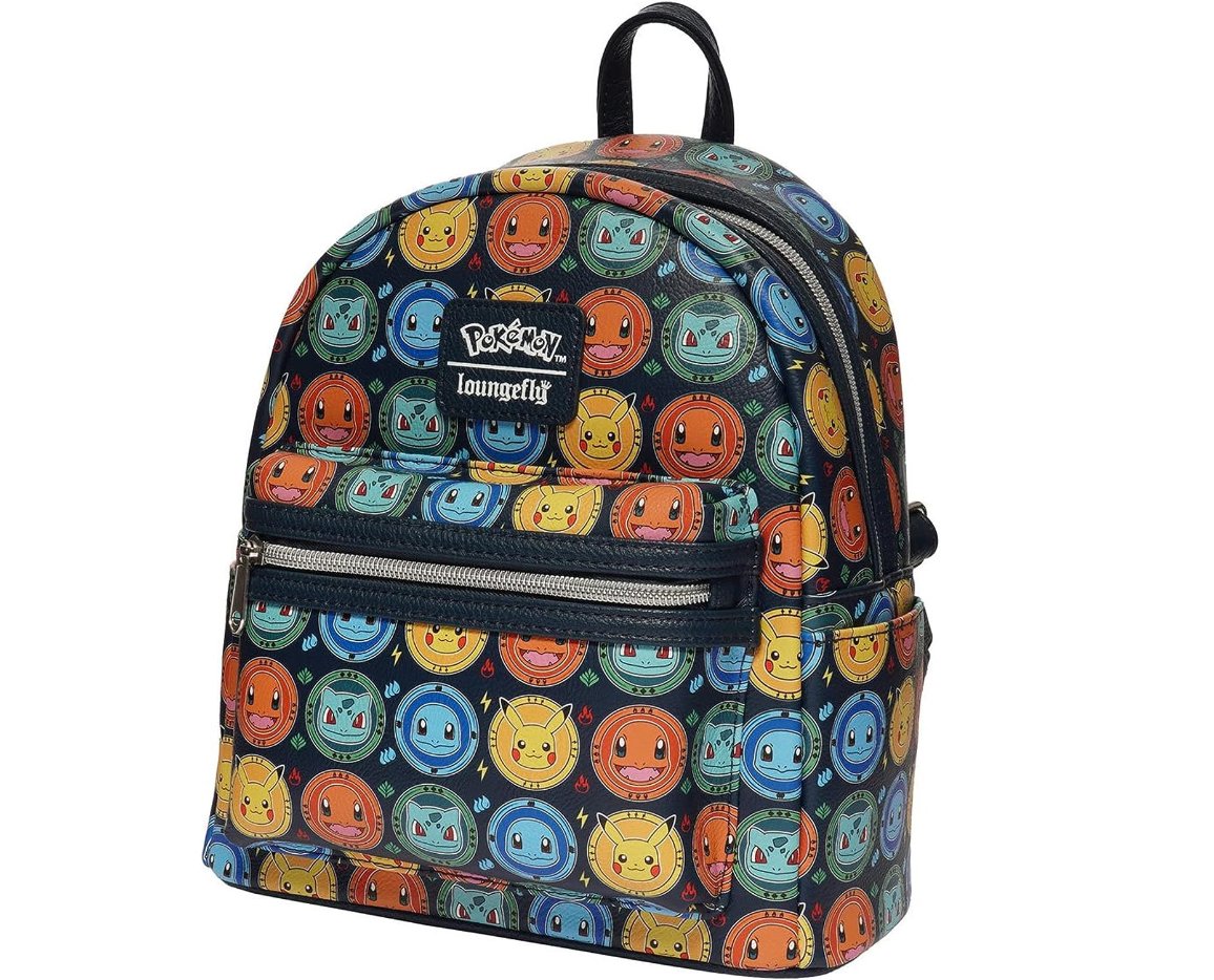 Pokémon - Kanto Starter Loungefly Backpack - Limited EE Exclusive Pikachu Squirtle Charmander Bulbasaur 