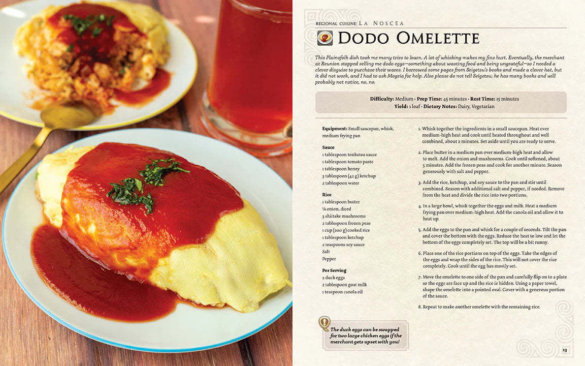 The Ultimate Final Fantasy XIV Cookbook: The Essential Culinarian Guide to Hydaelyn available at chimploot.com