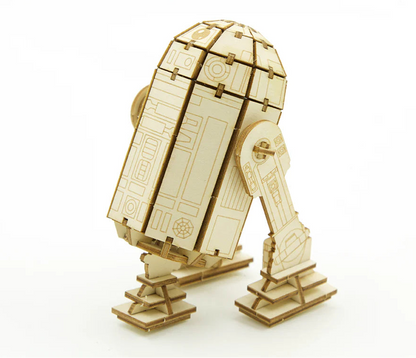 Star Wars: R2-D2 3D Wood Model and Book