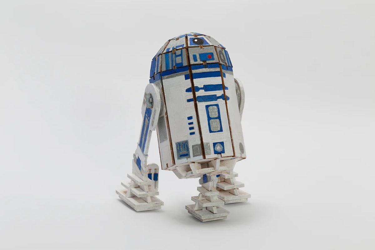 Star Wars: R2-D2 3D Wood Model and Book