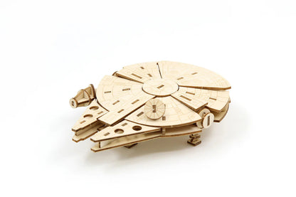 Star Wars: Millennium Falcon 3D Wood Model and Book available for sale at chimploot.com